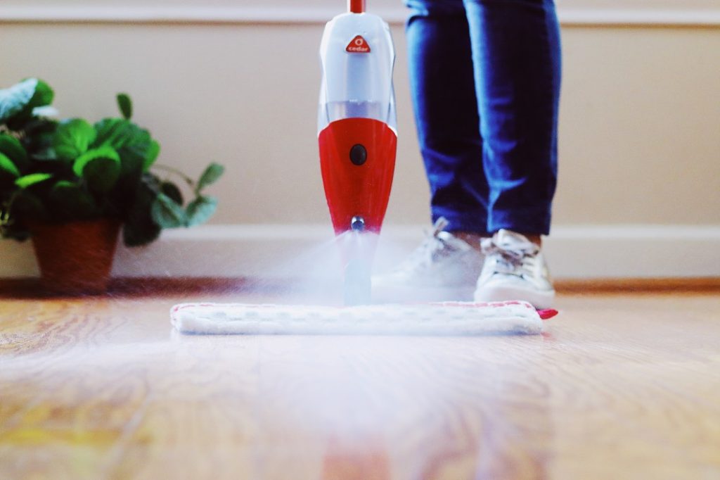 vacuum cleaner with misting function